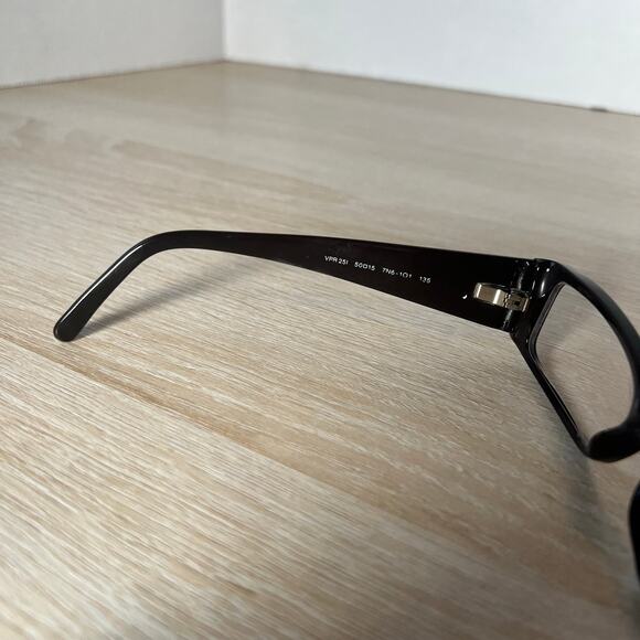 Prada VPR25I 7N6-1O1 Eyeglasses Brown Rhinestones Frames 50-15-135 READ - Picture 5 of 11